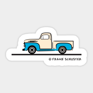 1952 Ford F 150 Color Sticker